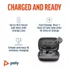 HP Poly Voyager Free 60 UC Carbon Melns austiņas +BT700 USB-C adapteris +bāzes uzlādes maciņš