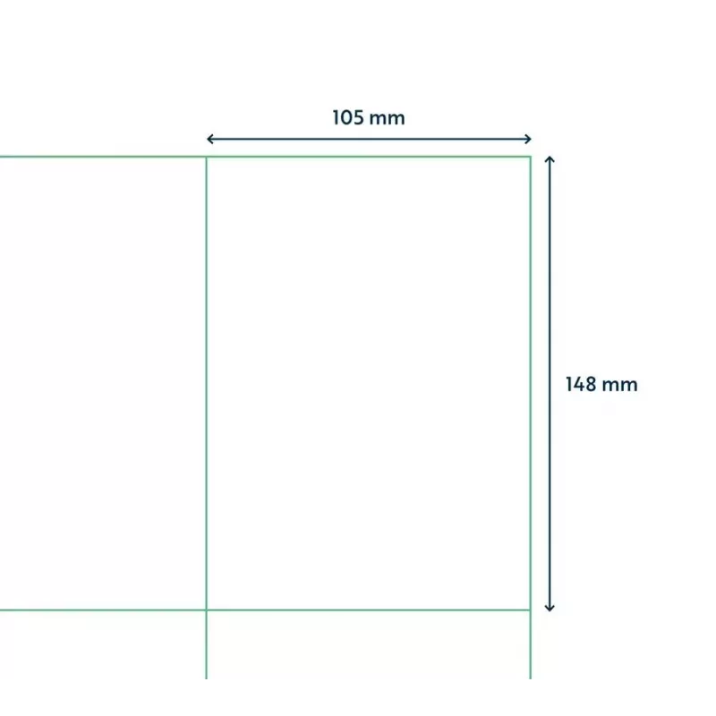 Printera uzlīme Capture A4LABEL-105X148 A4 printeriem