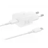 Samsung EP-T2510X universāls balts USB ātrai uzlādei iekštelpām