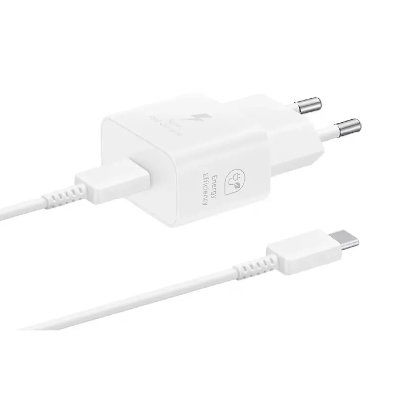 Samsung EP-T2510X universāls balts USB ātrai uzlādei iekštelpām