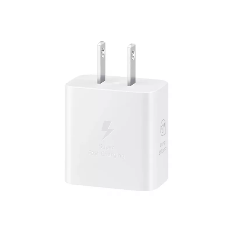 Samsung EP-T2510X universāls balts USB ātrai uzlādei iekštelpām