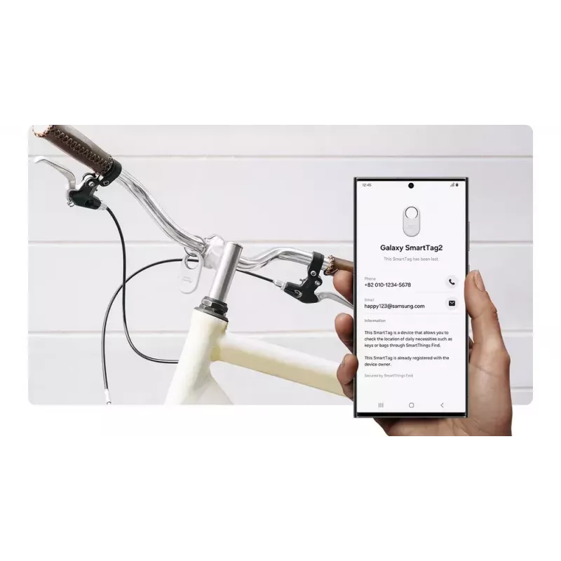 Bluetooth viedā birkas meklētājs Samsung Galaxy SmartTag2 balts