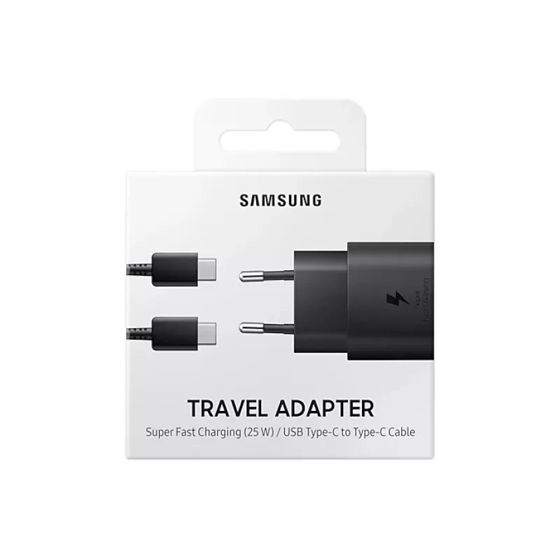 Samsung EP-TA800NBEG strāvas adapteris Iekštelpām/ārtelpām 25 W Melns