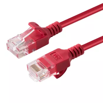 Microconnect V-UTP6A0015R-plāns tīkla kabelis sarkans 0,15 m Cat6a U/UTP (UTP)