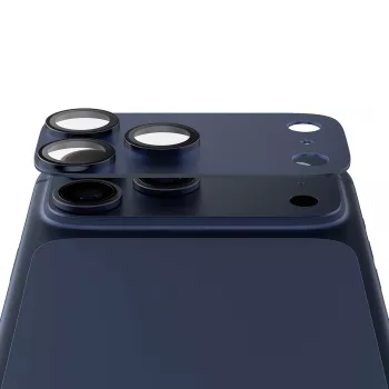 Kameras aizsargs PanzerGlass Fender Deep Blue iPhone 17 Pro Max, silikons, izturīgs pret skrāpējumiem un triecieniem