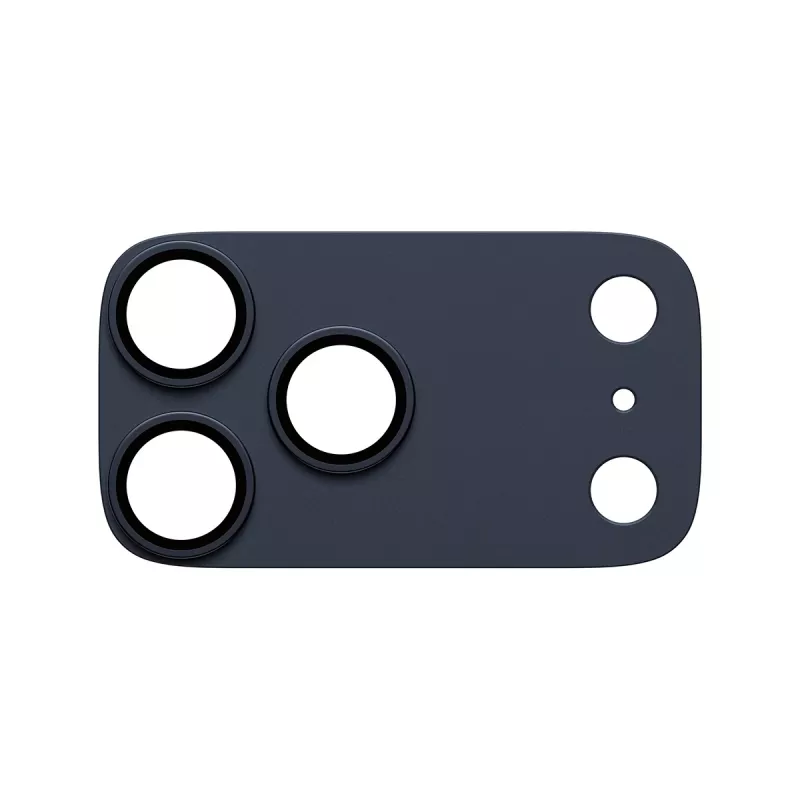 Kameras aizsargs PanzerGlass Fender Deep Blue iPhone 17 Pro Max, silikons, izturīgs pret skrāpējumiem un triecieniem