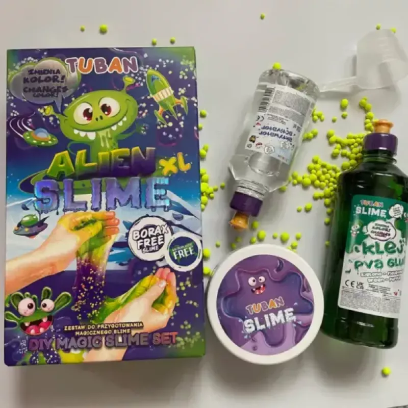 Bērnu radošais komplekts TUBAN DIY SLIME ALIEN XL, daudzkrāsu, vecumam 6+
