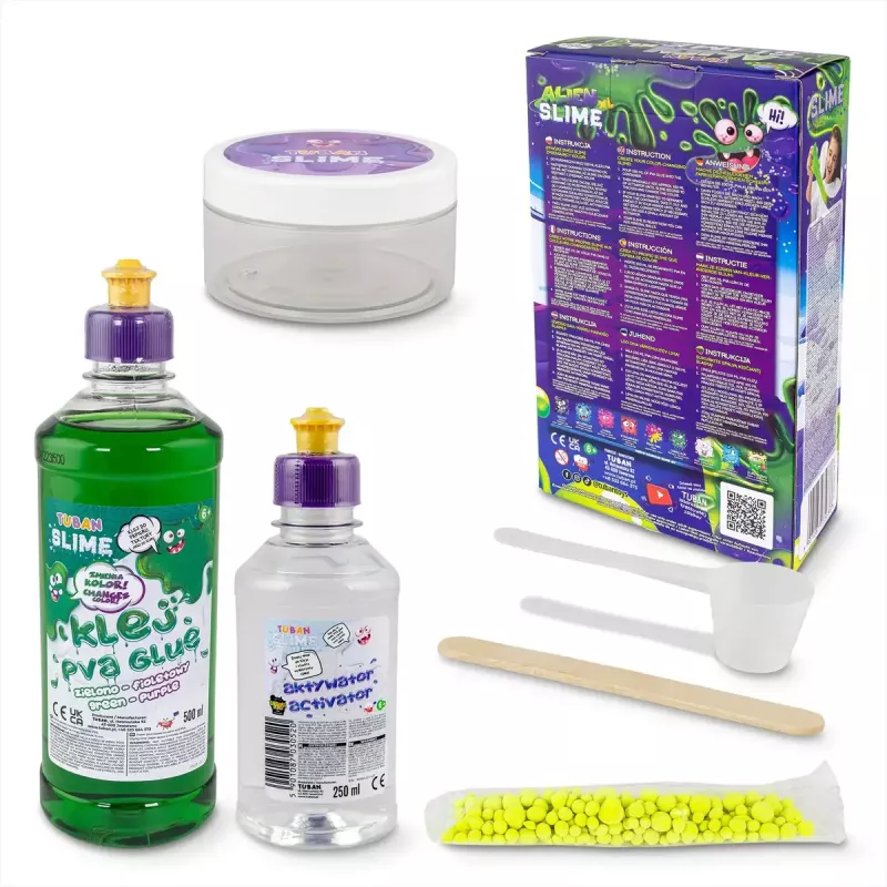 Bērnu radošais komplekts TUBAN DIY SLIME ALIEN XL, daudzkrāsu, vecumam 6+