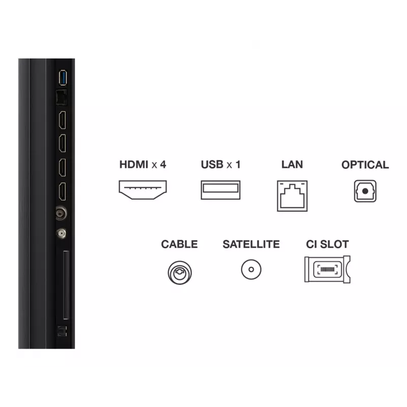 TCL Q6C 85Q6C TV 2,16 m (85 collas) 4K Ultra HD viedtelevizors Wi-Fi metālisks