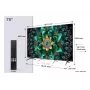 TCL Q6C 75Q6C televizors 190,5 cm (75 collas) 4K Ultra HD viedtelevizors Wi-Fi metālisks
