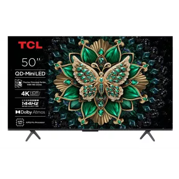 TCL 50Q6C televizors 127 cm (50 collas) 4K Ultra HD viedtelevizors Wi-Fi metālisks