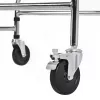 Rehabilitācijas augstais staigulītis ActionMed B200AM — balsts stāvēšanai ar sēdekli, 4 riteņi, regulējams augstums 100–125 cm, maks. slodze 120 kg, rāmja platums 65 cm