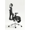 Ergonomisks biroja krēsls ActiveJet YK848 — tīklveida sēdeklis un atzveltne, melns, atzveltne 50,5×57 cm, sēdekļa platums 48,5 cm