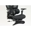 Ergonomisks biroja krēsls ActiveJet YK848 — tīklveida sēdeklis un atzveltne, melns, atzveltne 50,5×57 cm, sēdekļa platums 48,5 cm