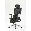 Ergonomisks biroja krēsls ActiveJet YK848 — tīklveida sēdeklis un atzveltne, melns, atzveltne 50,5×57 cm, sēdekļa platums 48,5 cm