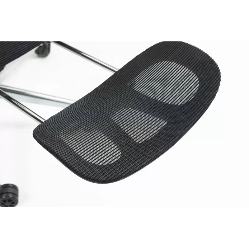Ergonomisks biroja krēsls ActiveJet YK848 — tīklveida sēdeklis un atzveltne, melns, atzveltne 50,5×57 cm, sēdekļa platums 48,5 cm