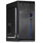 Datora korpuss Akyga AK939BL Midi Tower — ATX/Micro-ATX atbalsts, 3×3,5 collu + 3×2,5 collu nodalījumi, GPU līdz 385 mm, USB 2.0