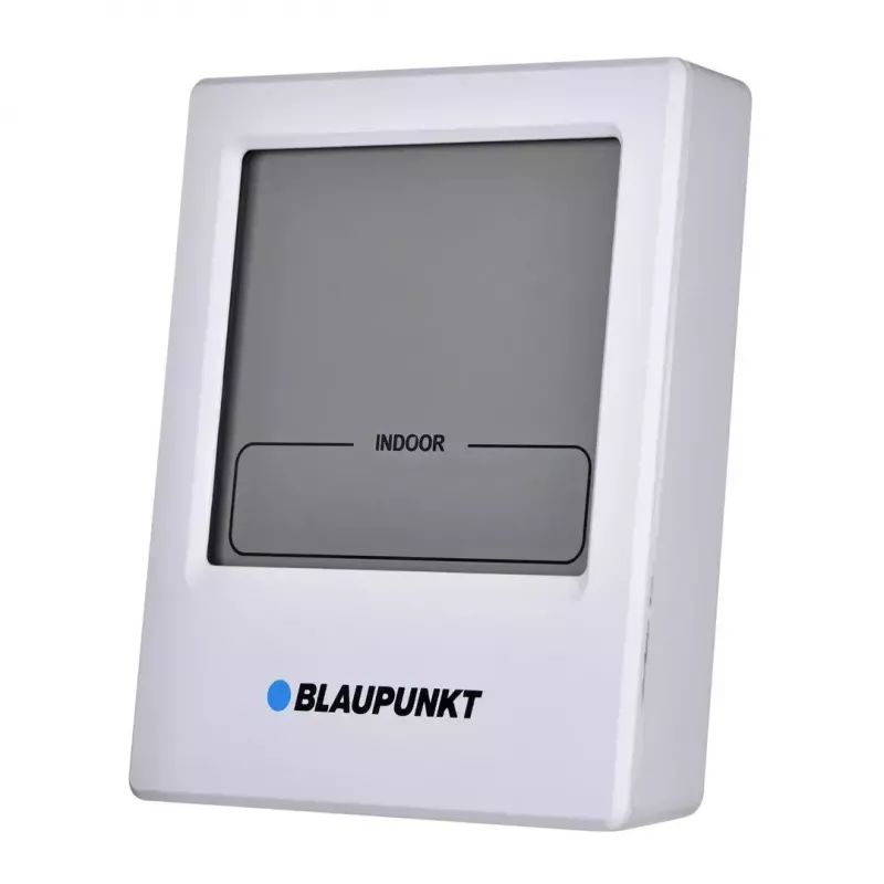BLAUPUNKT WS10WH laikapstākļu stacija — bezvadu iekštelpu/āra temperatūras un mitruma monitors