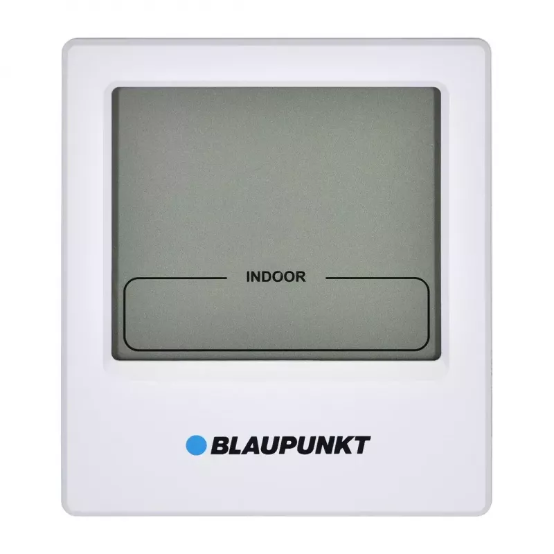 BLAUPUNKT WS10WH laikapstākļu stacija — bezvadu iekštelpu/āra temperatūras un mitruma monitors