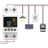 Vienfāzes enerģijas patēriņa skaitītājs QOLTEC 50981 DIN35 230V 50Hz