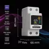 Vienfāzes enerģijas patēriņa skaitītājs QOLTEC 50981 DIN35 230V 50Hz