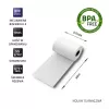 Termokvīts rullis QOLTEC 57 x 30 mm 55 g/m² bez BPA, serde 17 mm, 10 gab.