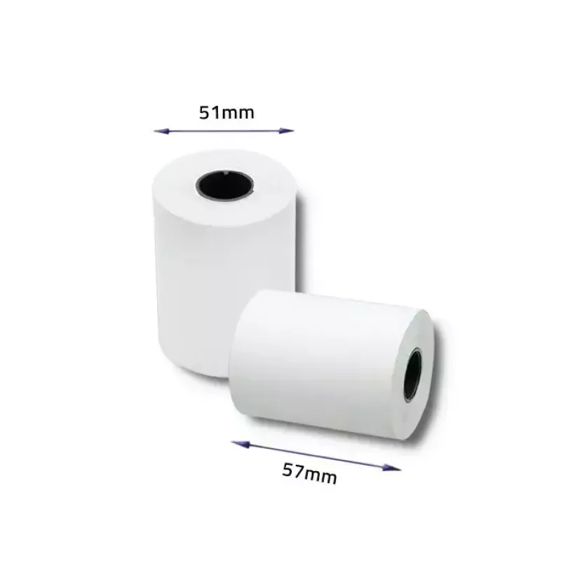 Termokvīts rullis QOLTEC 57 x 30 mm 55 g/m² bez BPA, serde 17 mm, 10 gab.