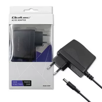 Mobilās ierīces lādētājs Qoltec 52397 Universal melns maiņstrāvas iekštelpu 2A 220–240 V