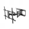 Sienas TV kronšteins Cabletech LEC-UCH0205 37–70 collu ekrāniem, VESA 600x400, slodze 60 kg, melns