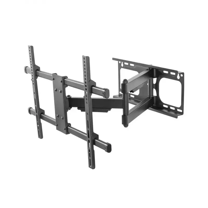Sienas TV kronšteins Cabletech LEC-UCH0205 37–70 collu ekrāniem, VESA 600x400, slodze 60 kg, melns