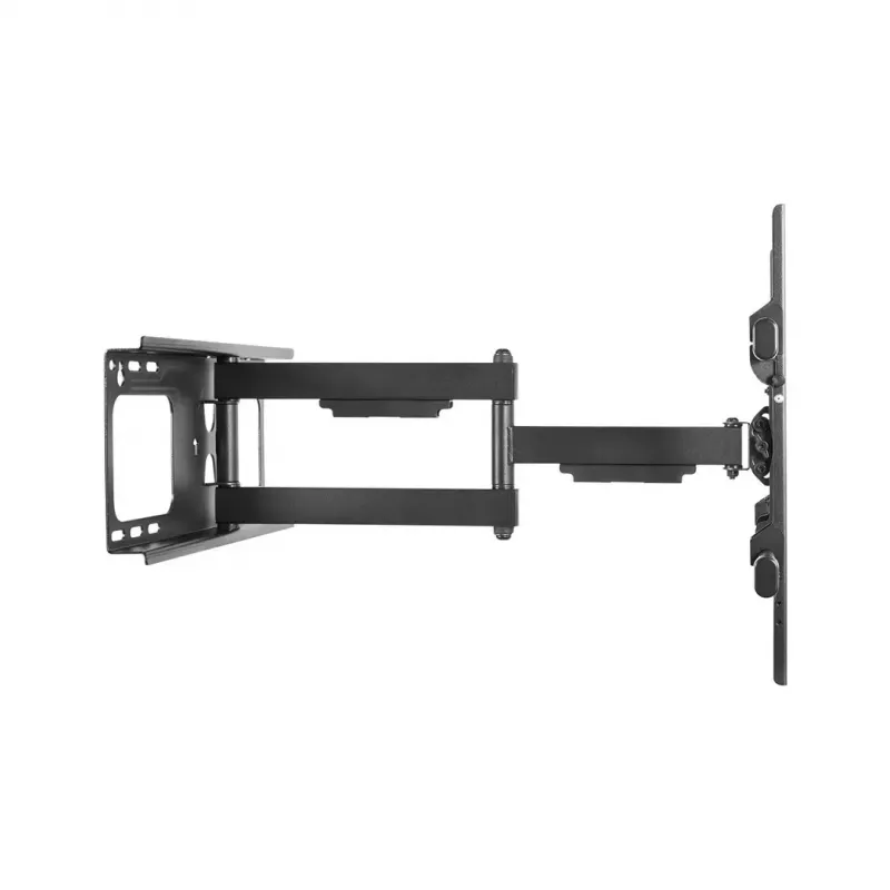 Sienas TV kronšteins Cabletech LEC-UCH0205 37–70 collu ekrāniem, VESA 600x400, slodze 60 kg, melns