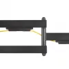 Sienas TV kronšteins Cabletech LEC-UCH0205 37–70 collu ekrāniem, VESA 600x400, slodze 60 kg, melns