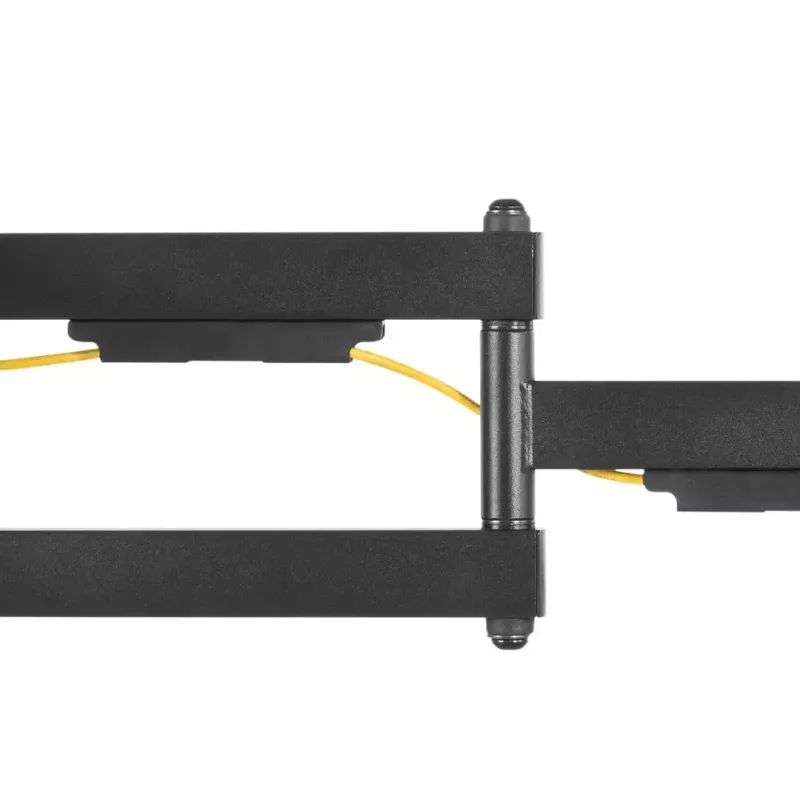 Sienas TV kronšteins Cabletech LEC-UCH0205 37–70 collu ekrāniem, VESA 600x400, slodze 60 kg, melns