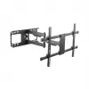 Sienas TV kronšteins Cabletech LEC-UCH0205 37–70 collu ekrāniem, VESA 600x400, slodze 60 kg, melns