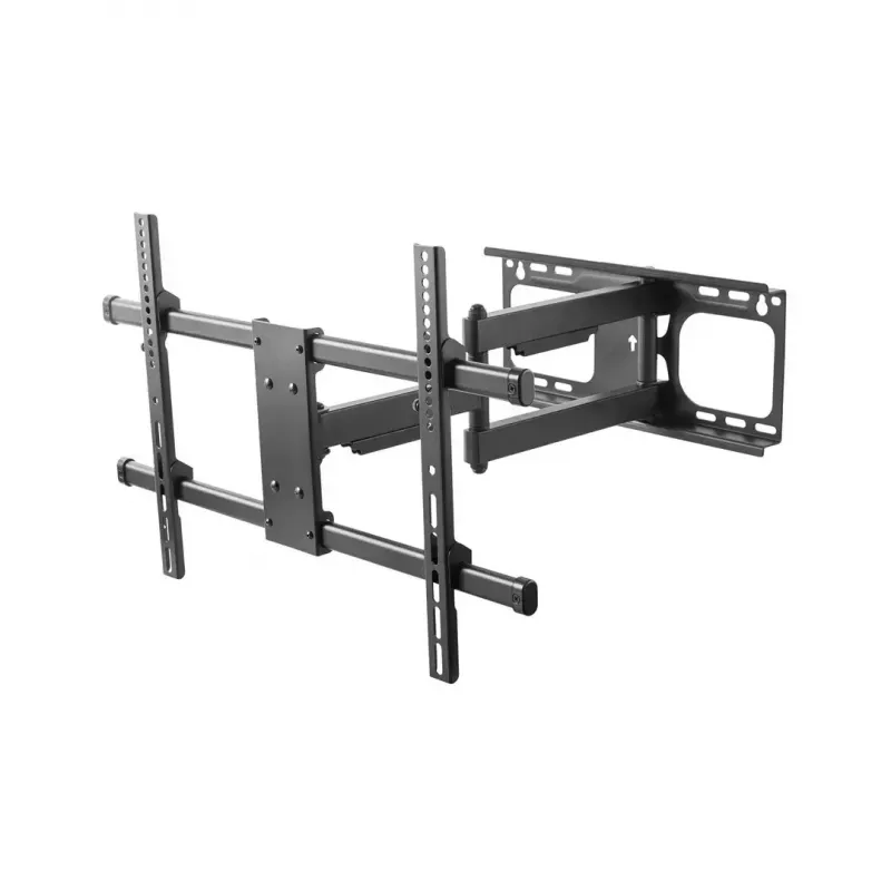 Sienas TV kronšteins Cabletech LEC-UCH0205 37–70 collu ekrāniem, VESA 600x400, slodze 60 kg, melns