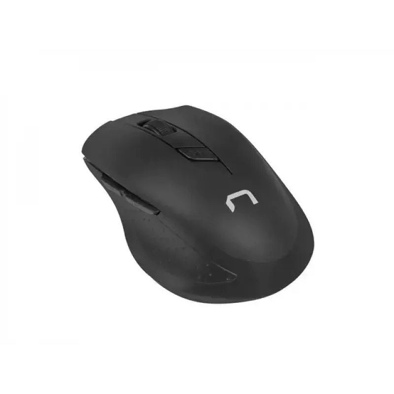 Bezvadu tastatūras un peles komplekts NATEC Stingray NZB-1440 — RF bezvadu, pilna izmēra 108 taustiņu QWERTY, US English, melna