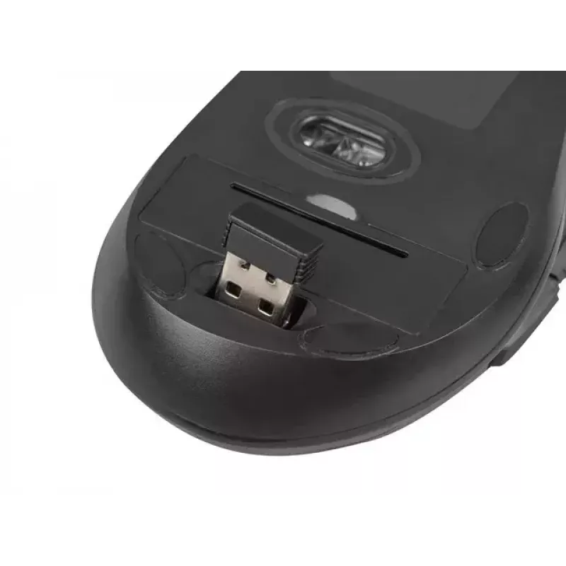 Bezvadu tastatūras un peles komplekts NATEC Stingray NZB-1440 — RF bezvadu, pilna izmēra 108 taustiņu QWERTY, US English, melna