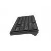 Bezvadu tastatūras un peles komplekts NATEC Stingray NZB-1440 — RF bezvadu, pilna izmēra 108 taustiņu QWERTY, US English, melna