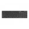 Bezvadu tastatūras un peles komplekts NATEC Stingray NZB-1440 — RF bezvadu, pilna izmēra 108 taustiņu QWERTY, US English, melna