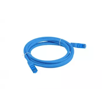LANBERG tīkla kabelis Cat6a RJ-45 uz RJ-45 S/FTP LSZH, 1 m, zils