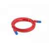 LANBERG RJ-45 Cat6a komutācijas kabelis PCF6A-10CC-0100-R, 1 m, S/FTP, CCA, LSZH, sarkans