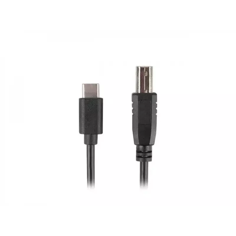 USB 2.0 kabelis LANBERG CA-USBA-13CC-0030-BK — USB B uz USB C, 3 m, melns