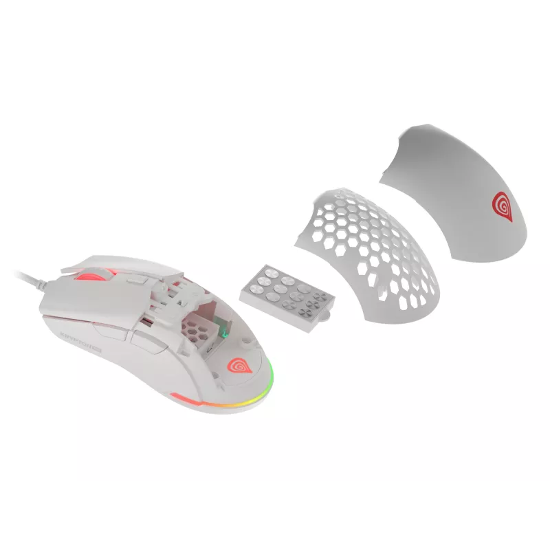 GENESIS Krypton 750 pele spēlēm labās rokas lietošanai USB Type-A optiskā 2000 DPI