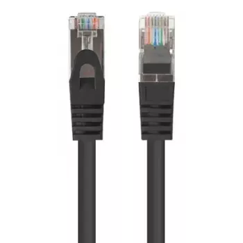 Tīkla kabelis Lanberg PCF6-20CC-0025-BK RJ-45 Cat6 0.25 m Melns