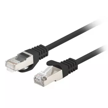 Tīkla kabelis Lanberg PCF6-20CC-0025-BK RJ-45 Cat6 0.25 m Melns