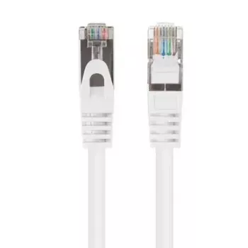 Ethernet komutācijas kabelis LANBERG PCF6-20CC-0100-W Cat6 U/UTP 1 m, CCA vadītājs, 250 MHz, balts