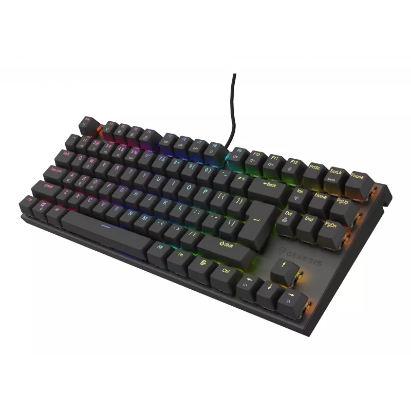 GENESIS Thor 303 TKL tastatūra Spēļu USB QWERTY ASV angļu Melna