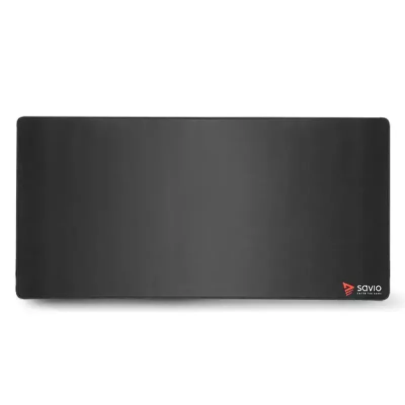 Peļu paliktnis SAVIO Melns Edition Turbo Dynamic XXL 1000×500×3 mm, auduma virsma, sašūtas malas, neslīdoša gumijas pamatne