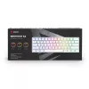 Savio baltaOUT X2 RED spēļu klaviatūra USB QWERTY mehāniska 61 taustiņi