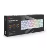 Savio baltaOUT X2 RED spēļu klaviatūra USB QWERTY mehāniska 61 taustiņi